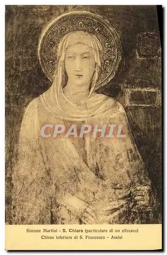 Ansichtskarte AK Francesco Assisi Simone Martini S Chiara Chiesa Inferiore