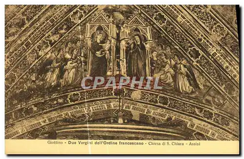 Cartes postales Assisi Pier Antonio da Foligro Due Vergini dell L Ordine Francescano