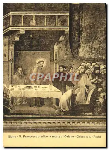 Ansichtskarte AK Francesco Assisi Giott S Francesco la Morte di Celano Chiesa