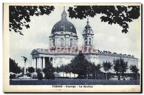 Cartes postales Torino Superga La Basilica