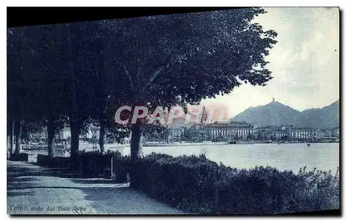 Ansichtskarte AK Como Vista del viale Geno