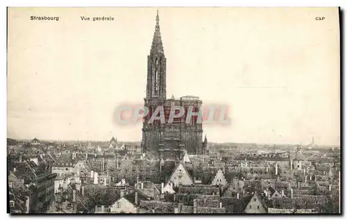 Cartes postales Strassburg Vue Generale