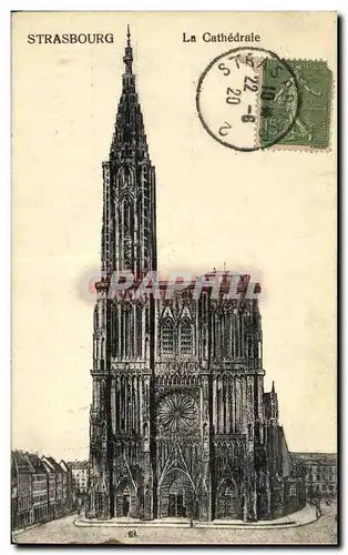 Cartes postales Strassburg La Cathedrale