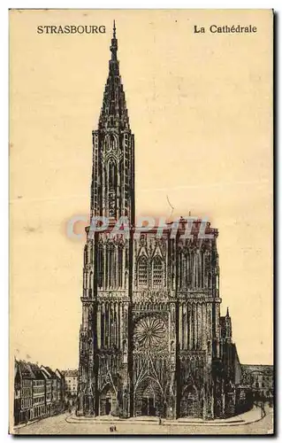 Cartes postales Strassburg La Cathedrale