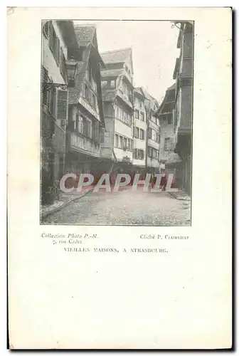 Ansichtskarte AK Strasbourg Vieilles maisons