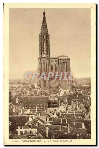 Cartes postales Strasbourg La Cathedrale