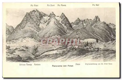 Cartes postales Panorama Von Fetan