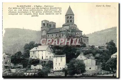 Cartes postales St Nectaire L Eglise Exterieur