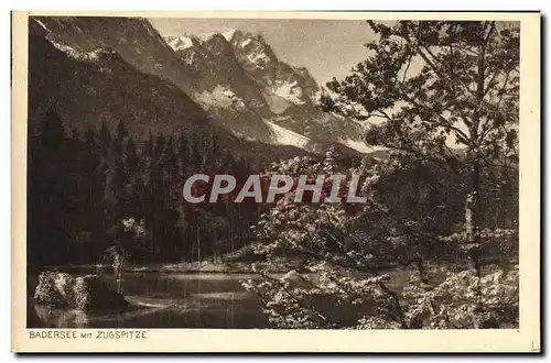 Cartes postales Badersee Zugspitze