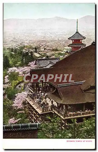Cartes postales Kiyomizu Temple At Kyoto
