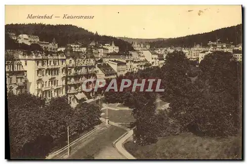 Cartes postales Marienbad Kaiserstrasse