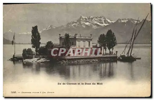 Ansichtskarte AK Ile de Clarens et la Dent du Midi