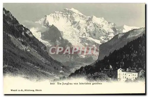 Cartes postales Die Jungfrau Von Interlaken Gesehen