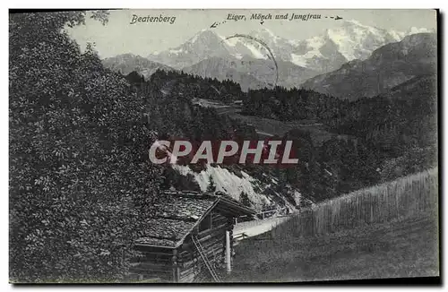 Cartes postales Beatenberg Eiger Monch Und Jungfrau