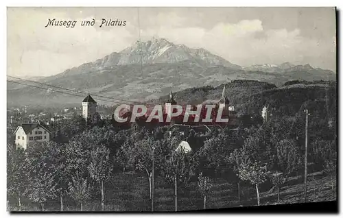 Cartes postales Musegg und Pilatus