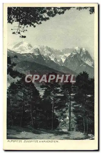 Cartes postales Alpspitze Zugspitze Waxenstein