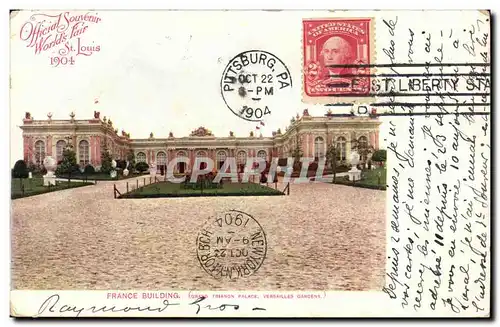 Cartes postales France Building Wolrls fait 1904