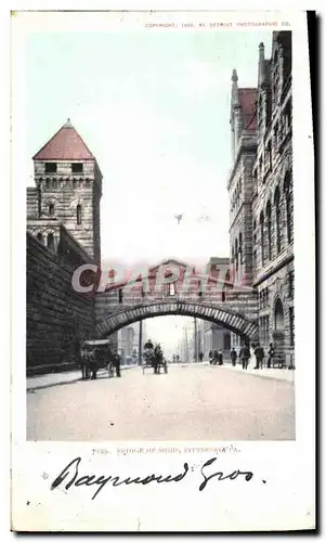 Cartes postales Pittsburh Bridge of sighs