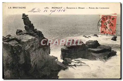 Cartes postales Morgat excursion a Dinant Pointe des cormorans