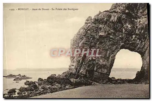 Ansichtskarte AK Morgat Anse de Dinant La pointe des Korrigans