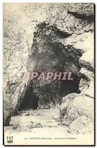 Cartes postales Morgat finistere Grotte de l elephant