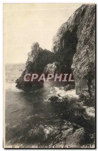 Cartes postales Morgat entree de la grotte des Normands