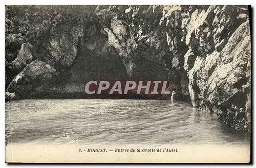 Cartes postales Morgat Entree de la grotte de l autel