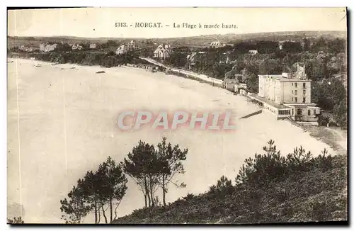 Cartes postales Morgat La Plage a maree haute