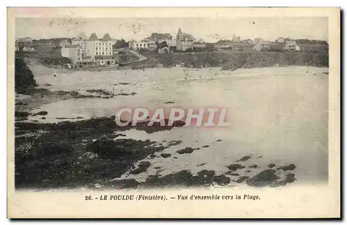 Ansichtskarte AK Le Pouldu Finistere Vue D ensemble vers la plage