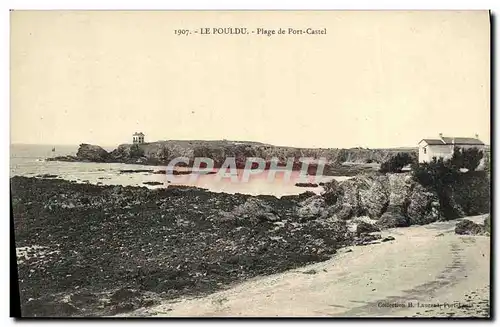 Cartes postales Le Pouldu Plage de Port Castel