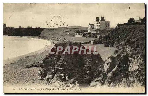 Ansichtskarte AK Le Pouldu La Plage des Grands Sables