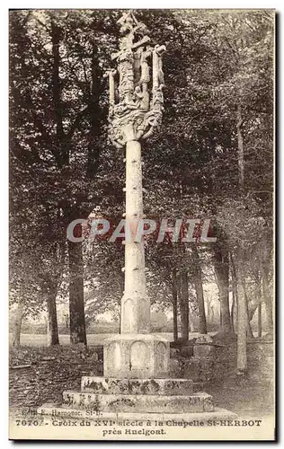 Ansichtskarte AK Croix du 16eme a la chapelle St Herbot pres Huelgoat