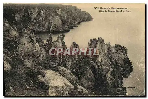 Cartes postales Baie de Douarnenez Cote de Beuzec Castel ar Roch