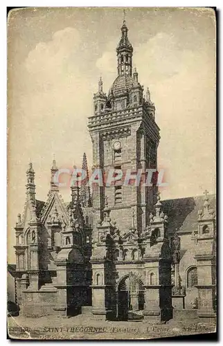 Cartes postales Saint Thegonnec L eglise