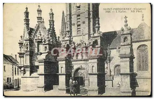 Cartes postales Saint Thegonnec Finistere L Eglise