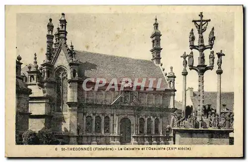 Cartes postales St Thegonnec Finistere Le Calvalre et l ossuaire