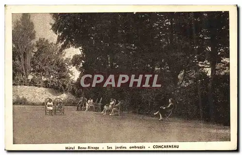 Cartes postales Ses jardins Concarneau