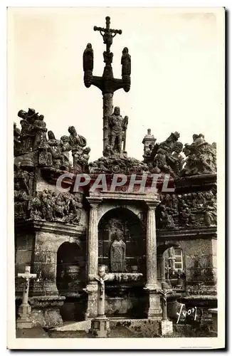 Ansichtskarte AK Guimiliau Finistere Le calvaire