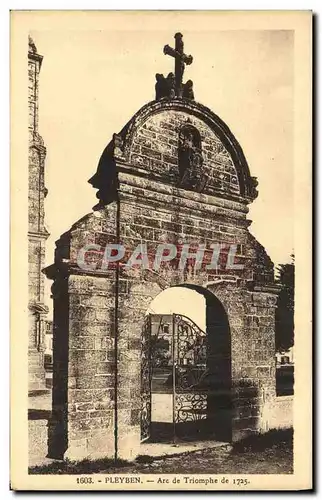 Cartes postales Pleyben Arc de Triomphe de 1725