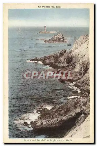 Cartes postales Le Cote sud les recifs et le phare de la vieille