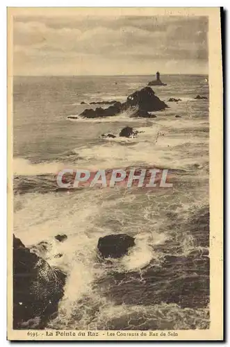 Ansichtskarte AK La Pointe du raz Les Courants du Raz de Sein