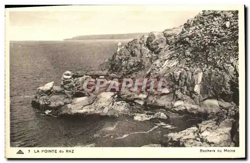 Ansichtskarte AK La Pointe du raz Rochers du moine