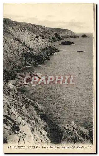 Cartes postales La Pointe du raz Vue Prise de la pointe