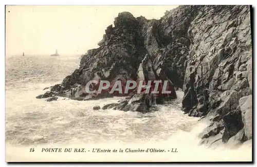 Cartes postales La Pointe du raz L Entree de la chambre d Olivier