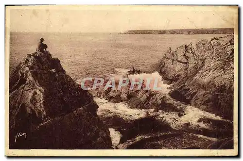 Ansichtskarte AK La Pointe du raz Finistere Baie des Trepasses et pointe du Van