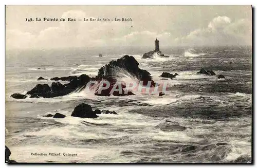 Ansichtskarte AK La Pointe Du Raz le Raz de Sein Les recifs