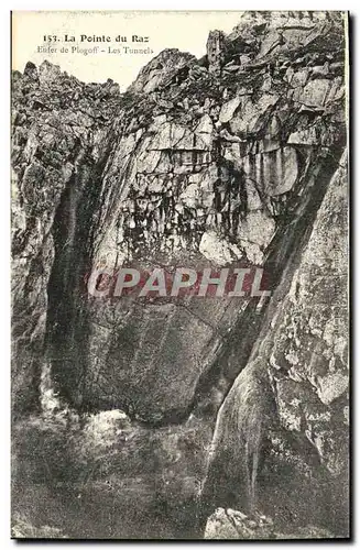 Ansichtskarte AK La Pointe du Raz Enfer de Plogoff Les tunnels