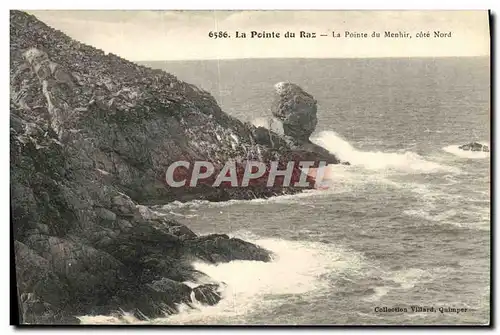 Ansichtskarte AK La Pointe du Raz La Pointe du menhir cote nord