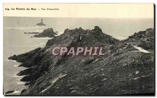 Ansichtskarte AK La Pointe du Raz Vue D ensemble