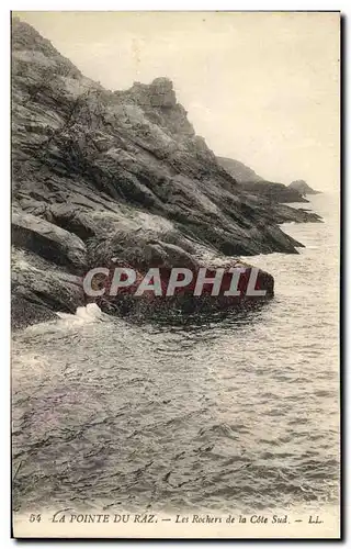 Ansichtskarte AK La Pointe du Raz Les Rochers de la cote sud